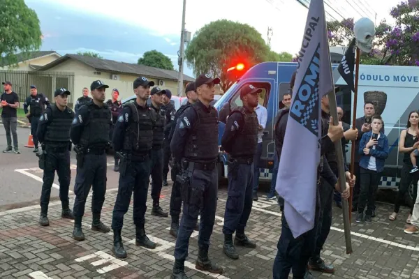 Foto relacionada a notícia: Guarda Municipal de Cascavel conclui primeira fase de treinamento da ROMU com cerimônia de formatura