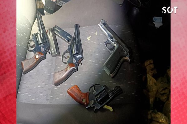BPFRON efetua apreensão de armas em Operação Protetor em Medianeira