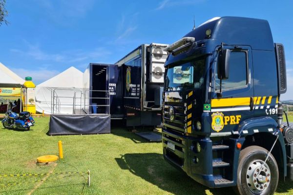 Polícia Rodoviária Federal marca presença com estrutura inédita no Show Rural Coopavel