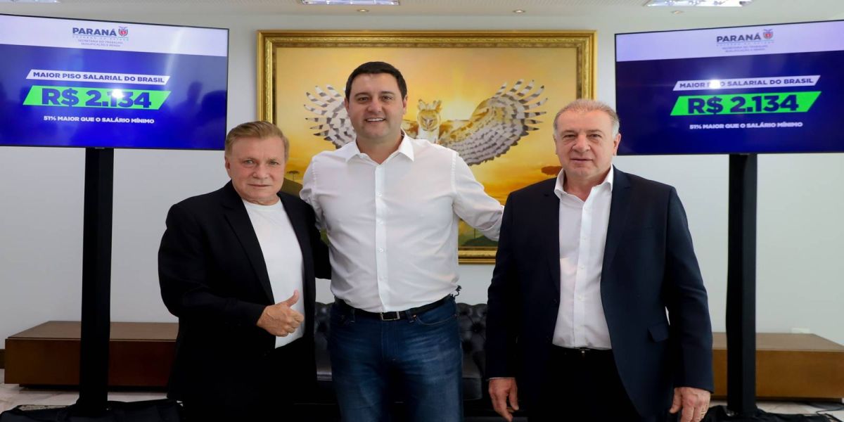 Maior do Brasil: Governador confirma novo Piso Regional, que vai de R$ 1,8 mil a R$ 2,1 mil