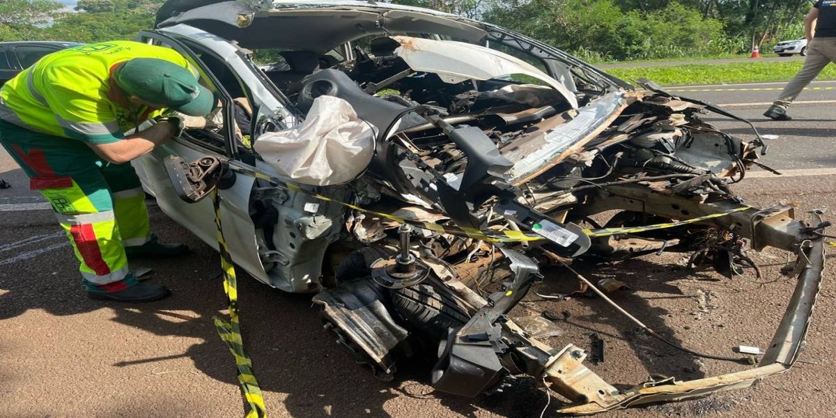 Jovem de 22 anos morre em colisão frontal na BR-277 em São Miguel do Iguaçu