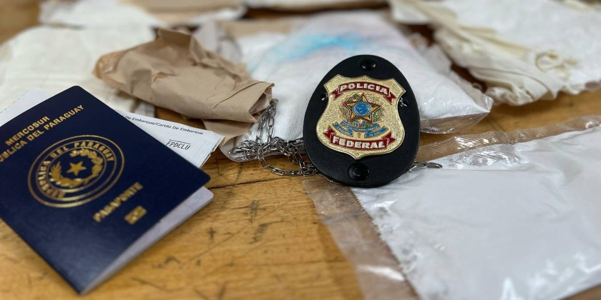 PF prende passageiro com cocaína oculta no corpo no Aeroporto Internacional de Foz do Iguaçu