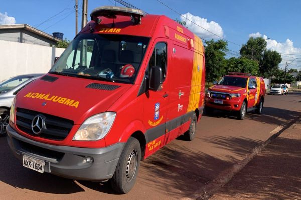 Menino de seis anos é atendido após acidente de bicicleta no Jardim Clarito em Cascavel