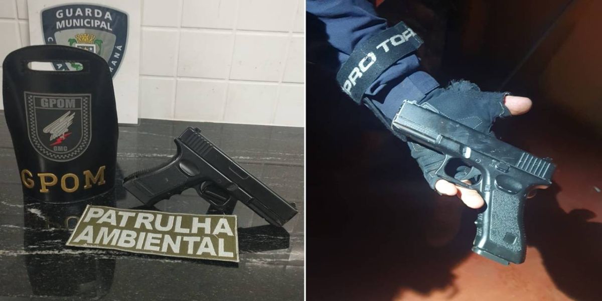 Homem é preso pela GM após ameaçar ex-companheira com simulacro de pistola no Bairro Cataratas