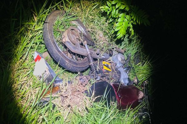 Motociclista de 27 anos morre após forte colisão de trânsito na PR-495 entre Missal e Medianeira