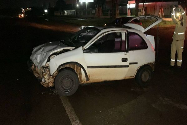 Bebê de 10 meses é socorrido após acidente na BR-369 em Cascavel