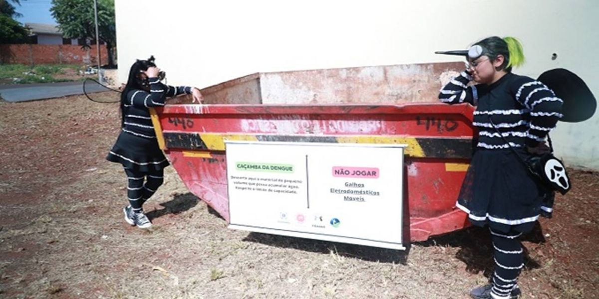 Colméia, Cascavel Velho e XIV de Novembro recebem caçambas para destinação de pequenos entulhos