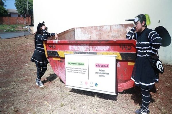 Colméia, Cascavel Velho e XIV de Novembro recebem caçambas para destinação de pequenos entulhos