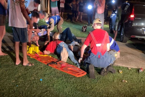 Casal fica em estado gravíssimo após violenta colisão de trânsito no Bairro Esmeralda