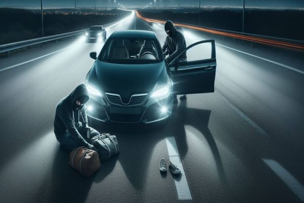 Imagem referente a notícia: Falsos policiais: Assaltantes armados roubam mercadorias de comprador próximo à ponte do Rio Piquiri