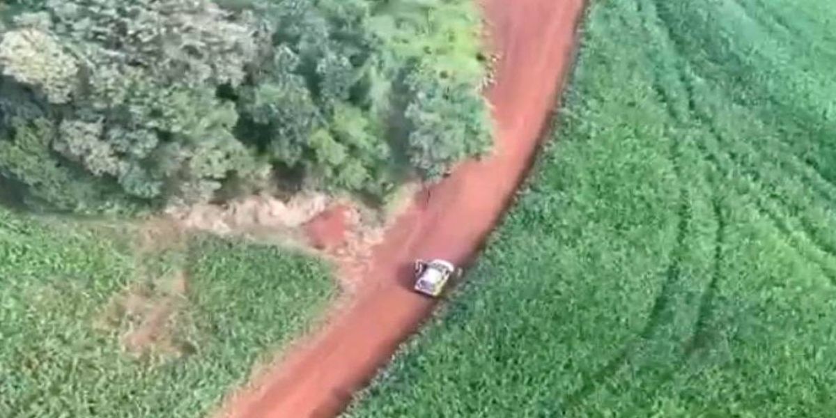 Helicóptero do Projeto Falcão ajuda a localizar suspeito de roubo preso pela PM na BR-369