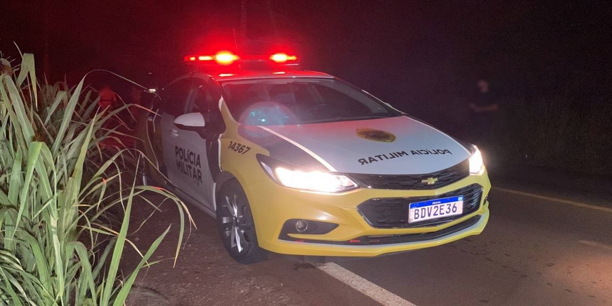 Homem morre após ser baleado em confronto com a Polícia Militar as margens da BR-369, em Cascavel