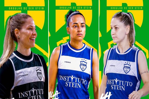 Três atletas do Stein Cascavel são convocadas para a Seleção Brasileira de Futsal Feminino
