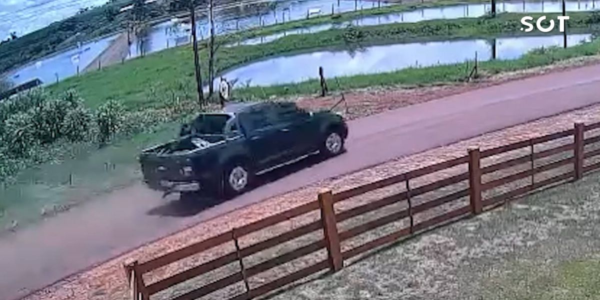 Imagens revelam momento do trágico acidente que vitimou Jair Lofh em Nova Santa Rosa