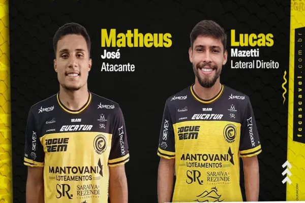 Foto relacionada a notícia: FC Cascavel anuncia mais dois reforços para temporada 2024