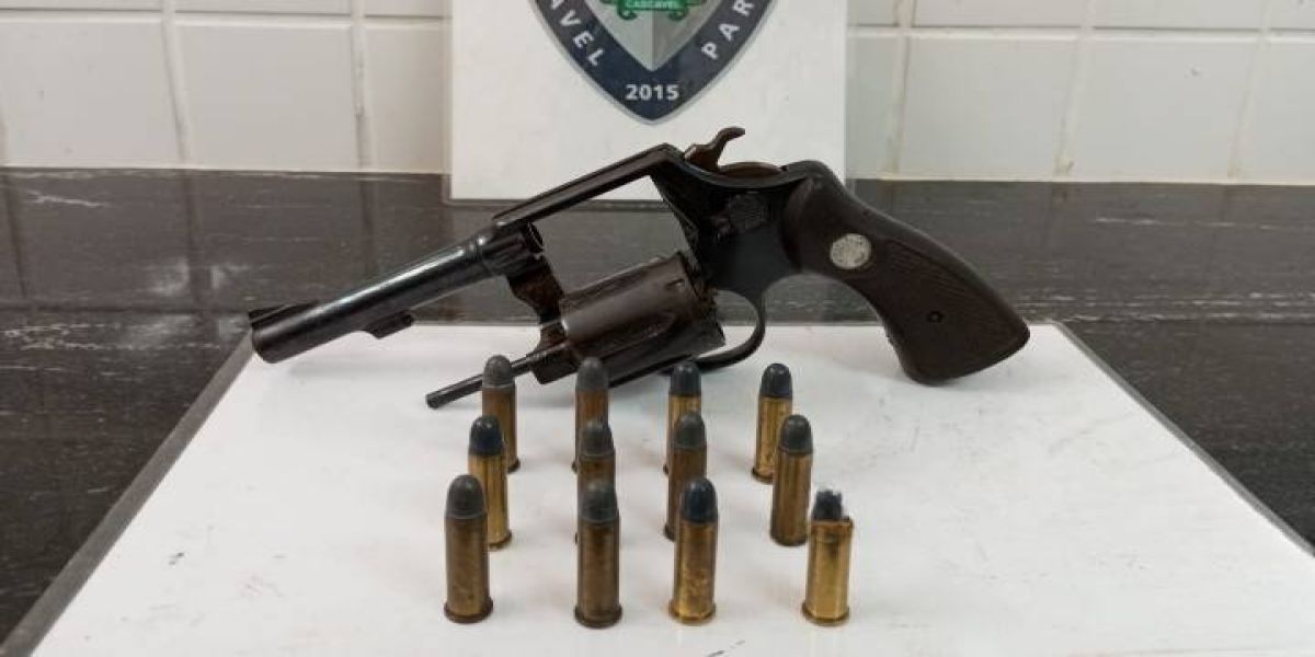 Guarda Municipal prende homem por violência doméstica e posse ilegal de arma de fogo em Cascavel