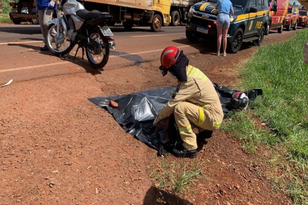 Motociclista morre e ‘garupa’ fica em estado grave em trágico acidente na BR-369 em Cascavel