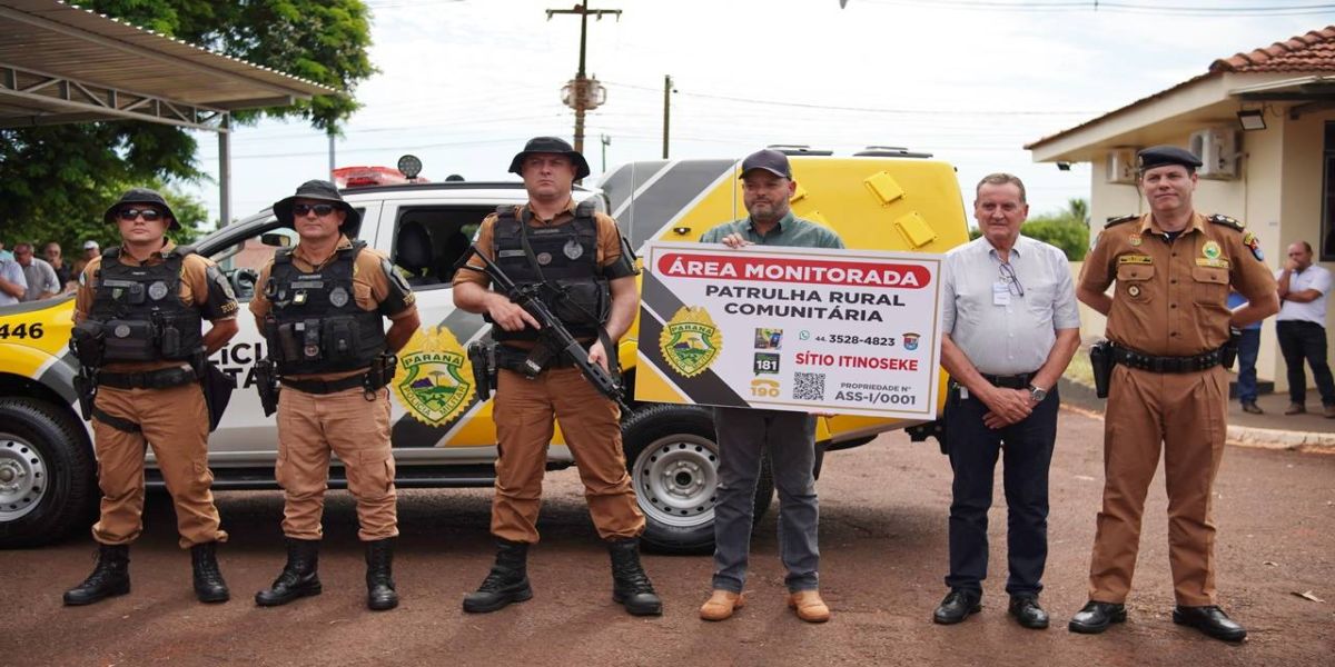 Patrulha Rural Comunitária é lançada na área da 1ª Companhia do 31º Batalhão de Polícia Militar