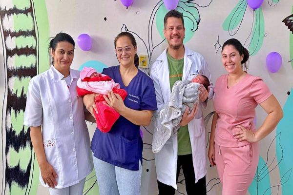 Fato Inédito: Hospital e Maternidade Itaipulândia registra nascimentos de dois bebês bissextos
