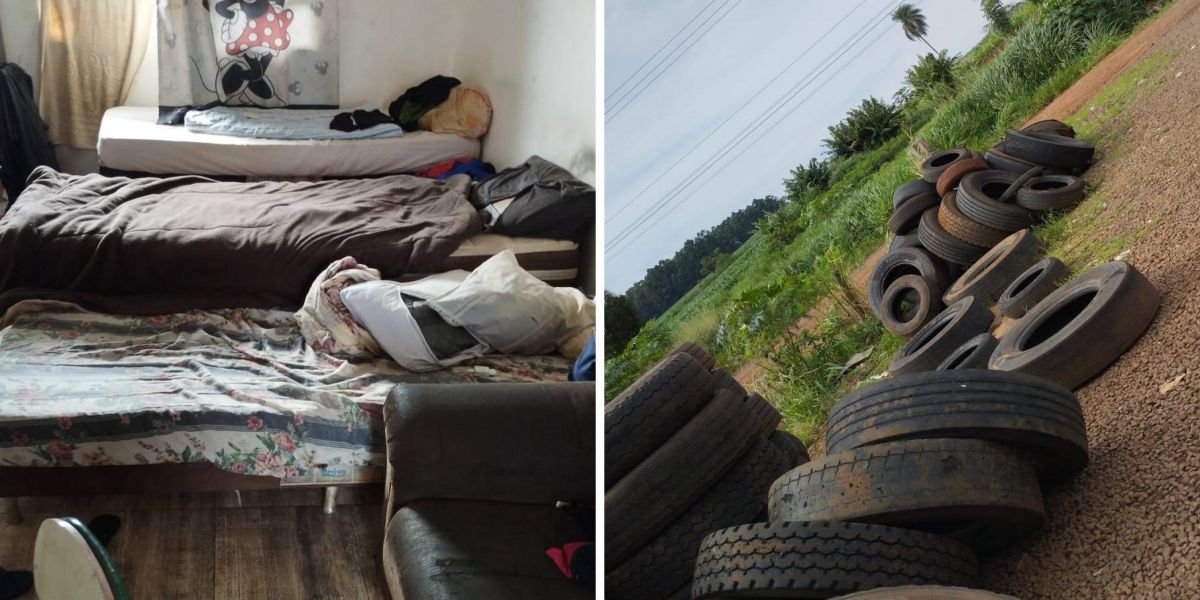 GM desmantela esquema de contrabando de pneus e possível trabalho escravo em borracharia de Cascavel