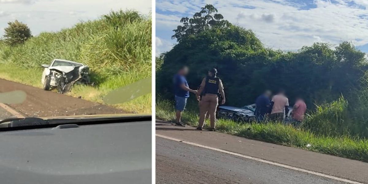 Grave acidente deixa dois feridos na BR-369 entre Juranda e Mamboré