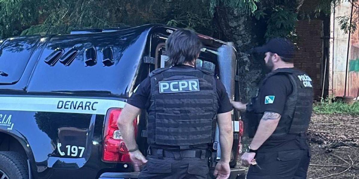 Operação do Denarc resulta em prisões e apreensões em Nova Santa Rosa e Mercedes