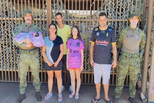 BPFRON salva bebê recém-nascida engasgada em com leite materno em Guaíra