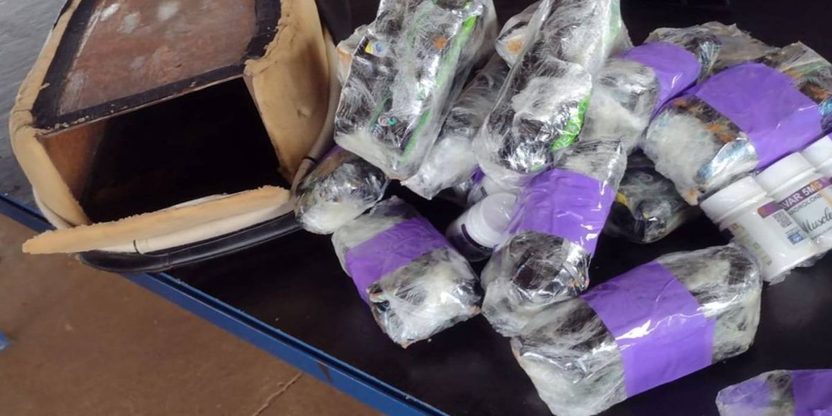 Receita Federal apreende carga de anabolizantes em fundo falso na Ponte Internacional da Amizade