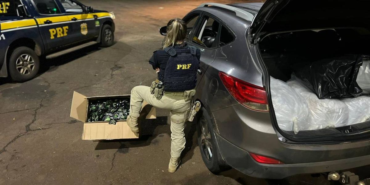 PRF apreende mais de 28 quilos de “supermaconha” em Santa Terezinha de Itaipu