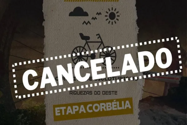 Foto relacionada a notícia: Comunicado: Cancelamento da Etapa de Cicloturismo de Corbélia