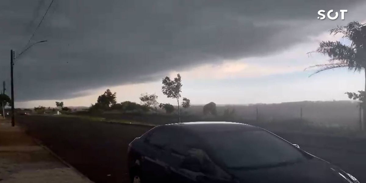 Forte temporal atinge diversas regiões da Costa Oeste, Oeste e Sudoeste do Paraná