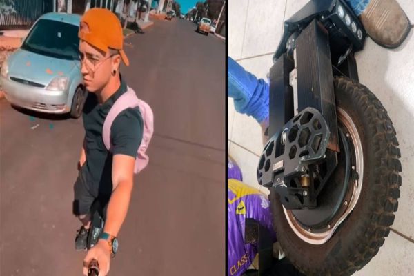 Influenciador digital de Toledo sofre acidente com monociclo elétrico próximo à BRF