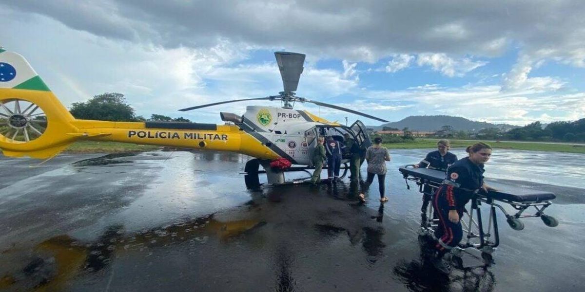 Jovem de 21 anos é resgatado após lesão na coluna cervical ao mergulhar em tanque de peixes