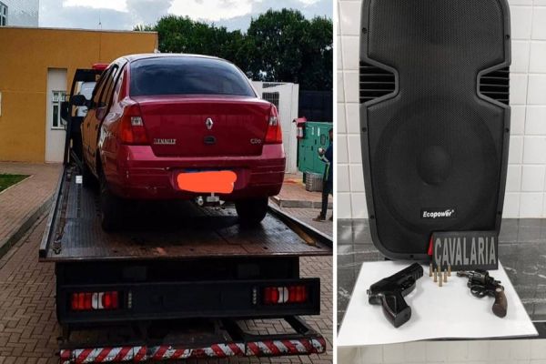 PM apreende mulher supeita de roubo após perseguição na Av. Pombo Correio no Bairro Floresta