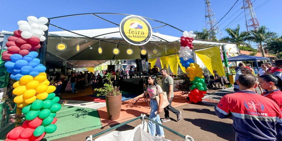 Feira do Teatro de Cascavel celebra seu 6º Aniversário com festividades culturais e artísticas