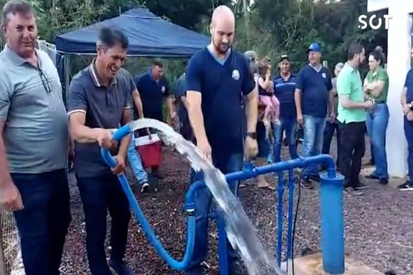 Catanduvas entrega poço artesiano para comunidades rurais das linhas Roncador e Sanepar