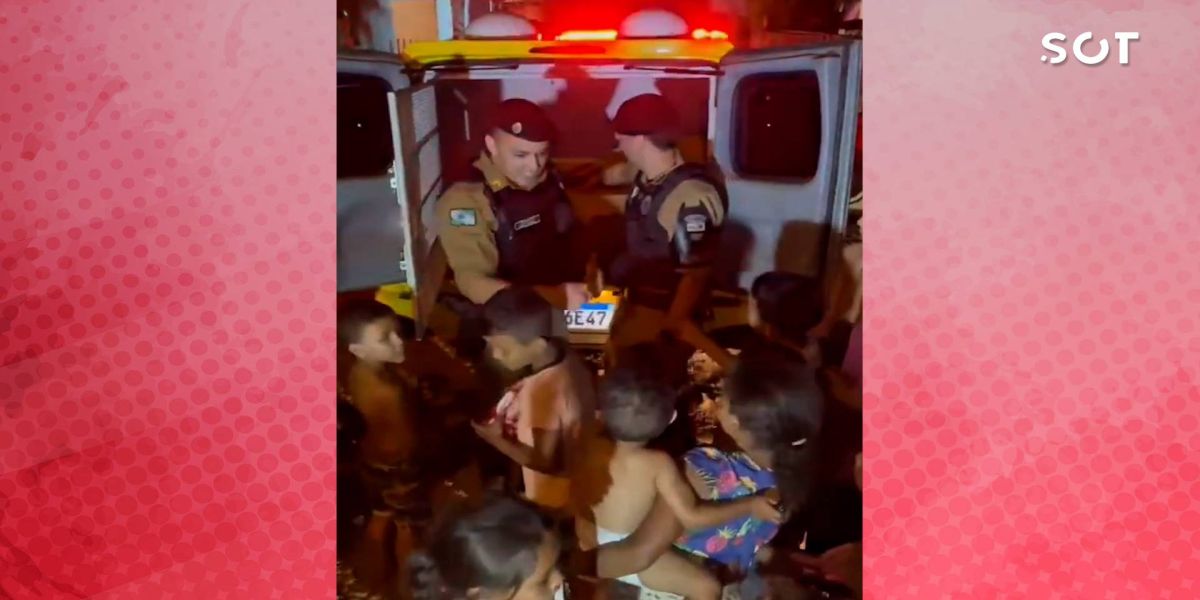 Polícia Militar realiza ação social de Páscoa no bairro Jardim Veneza em Cascavel