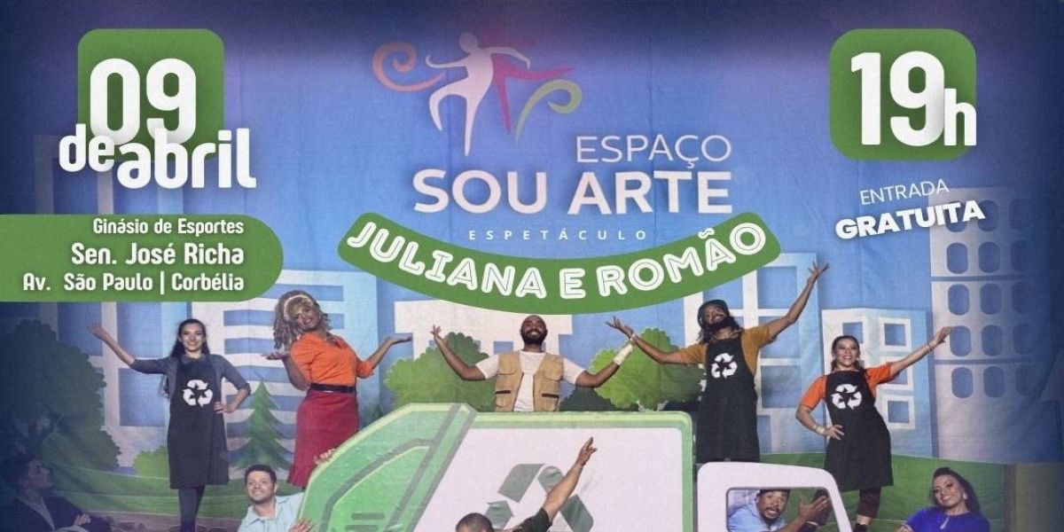 Itaipu traz à Corbélia espetáculo gratuito que alia romance com consciência ambiental