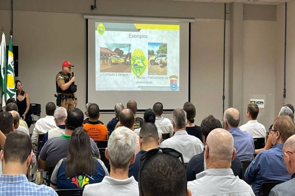 Posto Policial Rodoviário de Palotina participa de apresentação de dados para a comunidade
