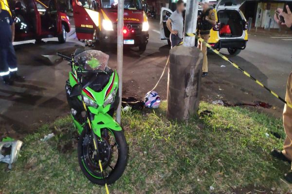 Motociclista de 20 anos morre após violenta colisão na Avenida Assunção no Bairro Alto Alegre