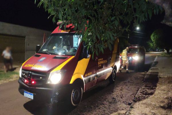 Imagem referente a notícia: Morador de rua de 43 anos é baleado após discussão no bairro Santa Felicidade, em Cascavel