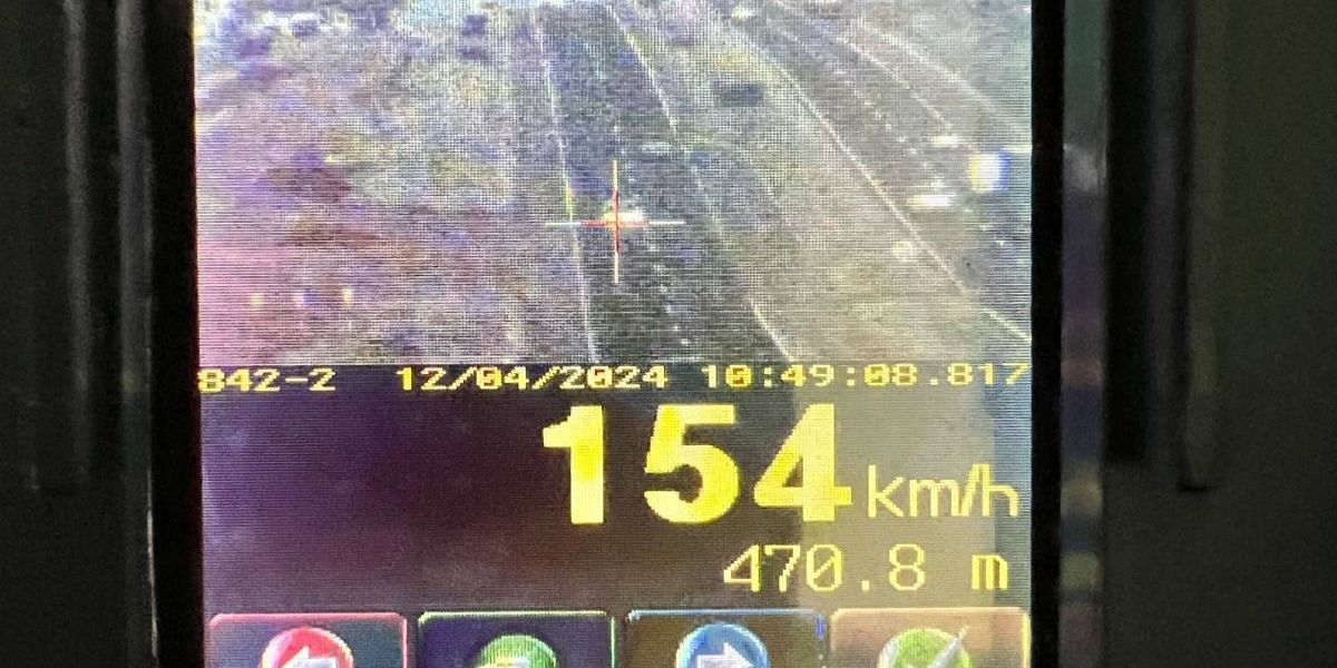 PRF intensifica a fiscalização de velocidade para reduzir sinistros de trânsito em Cascavel