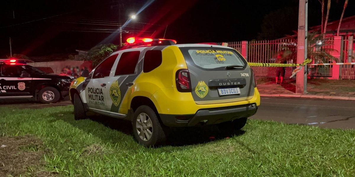 Homem é morto a tiros na Avenida das Orquídeas em Santa Terezinha de Itaipu