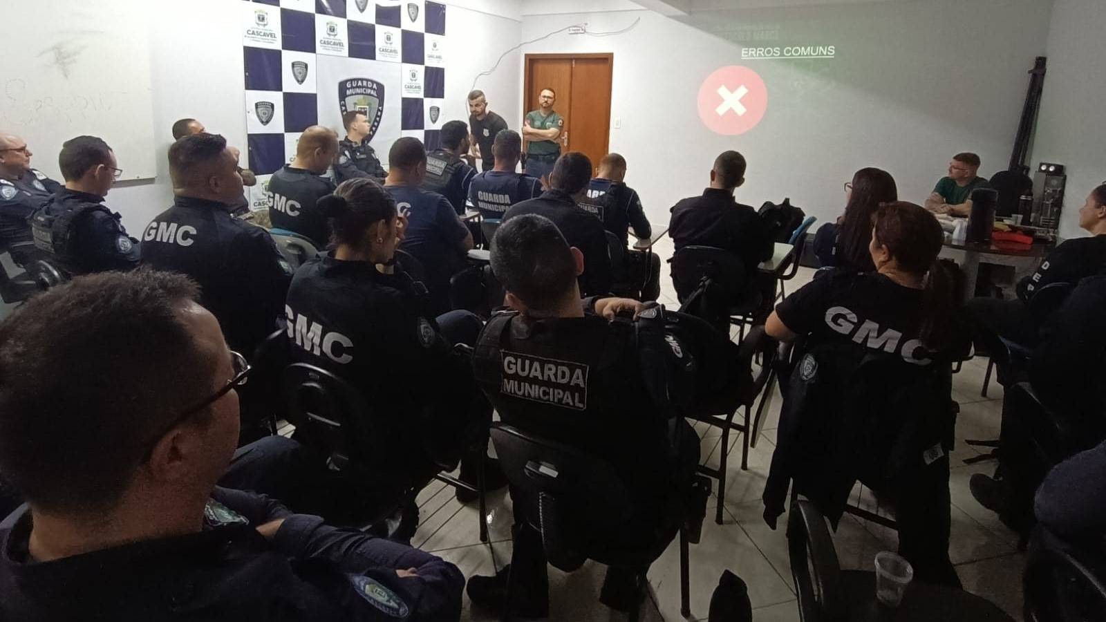 Guarda Municipal de Cascavel inicia treinamento em Atendimento Pré-Hospitalar
