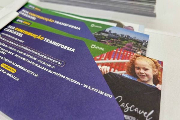 Aproximadamente 60% dos contribuintes de Cascavel aderiram ao pagamento do IPTU 2024