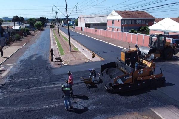 Catanduvas investe em infraestrutura e revitaliza a Avenida Oito de Dezembro