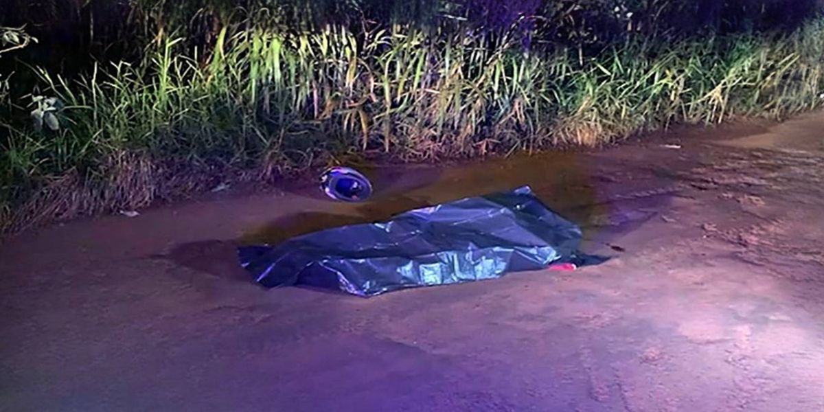 Jovem morre e dois homens ficam feridos em grave acidente de moto no Reassentamento São Francisco