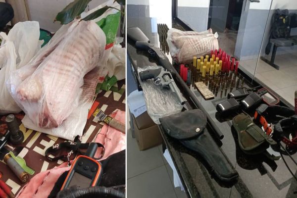 Homem é preso em Quedas do Iguaçu por porte ilegal de arma, receptação e caça ilegal