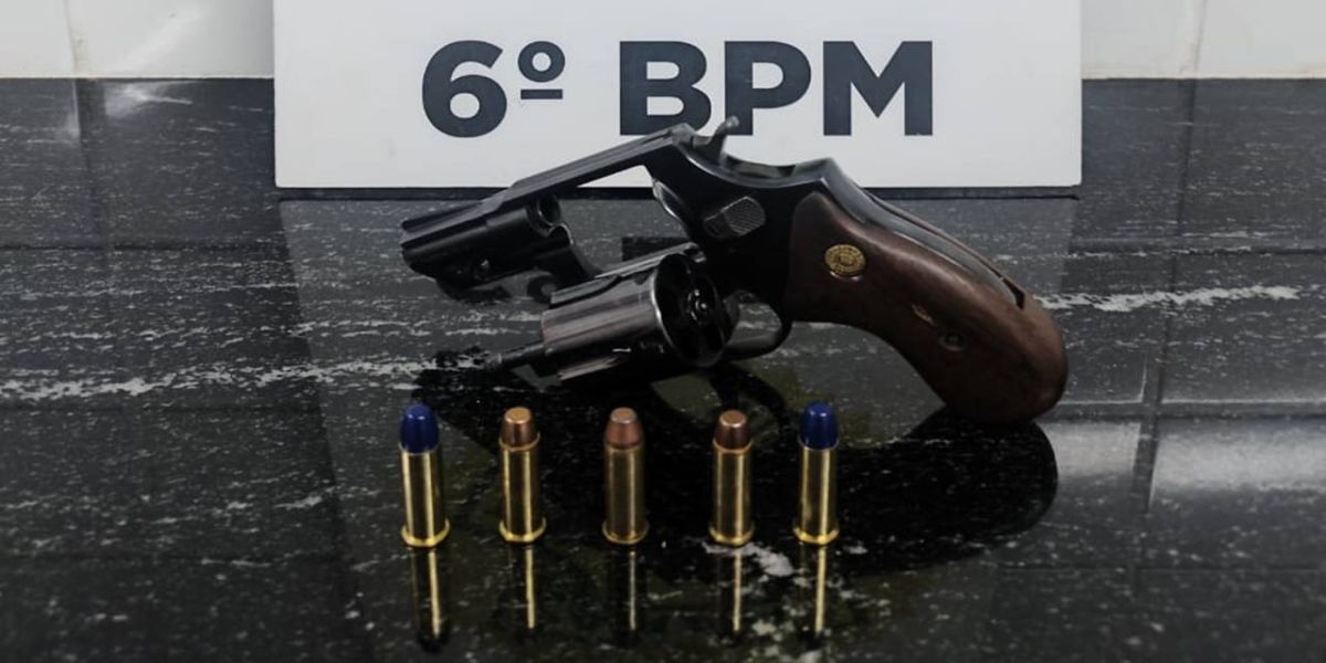 PM prende indivíduo por porte ilegal de arma de fogo no Distrito de São João do Oeste em Cascavel