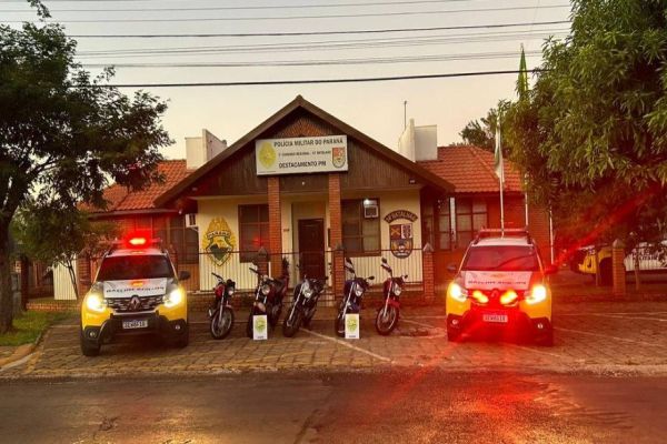 Blitz coíbe encontros de motocicletas com manobras perigosas em base náutica de Itaipulândia
